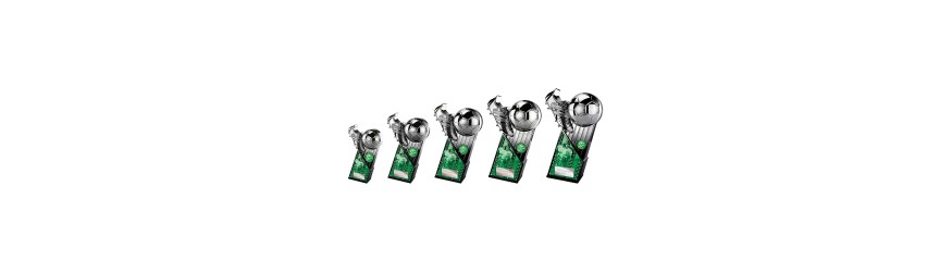 MARAUDERS COLOURED GUNMETAL & BLACK TROPHY - 5 SIZES - 16CM TO 28CM MARAUDERS COLOURED GUNMETAL & BLACK TROPHY - 5 SIZES - 16CM TO 28CM